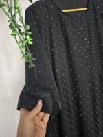 عبا زنانه مجلسی نگین‌دار مدل شاهکار - تصویر 5