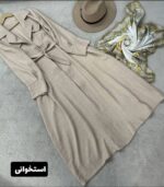 مانتو بلند زنانه مدل الکساندر جنس شانتون - تصویر 10