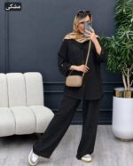ست مانتو شلوار زنانه مدل اهورا جنس ایوا پلاس - تصویر 8