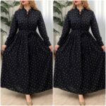 پیراهن بلند زنانه مدل قلبی جنس بوگاتی درجه یک