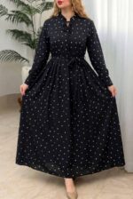 پیراهن بلند زنانه مدل قلبی جنس بوگاتی درجه یک - تصویر 2