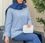 شومیز زنانه نخی تابستانه شیما - تصویر 2