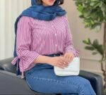 شومیز زنانه نخی تابستانه شیما - تصویر 5