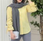 شومیز زنانه نخی تابستانه شیما - تصویر 4