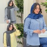 شومیز زنانه نخی تابستانه شیما
